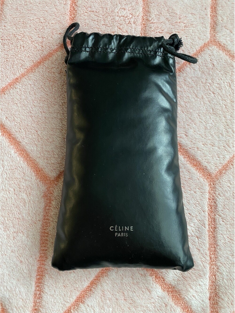 Celine Sunglasses Eyeglasses Drawstring Pouch Soft Case Puffy
